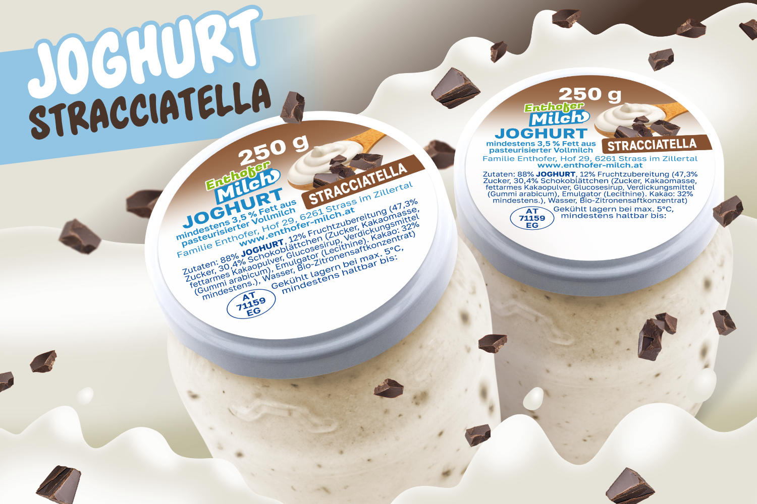 Enthofer Fruchtjoghurt Gläser